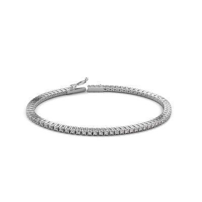 Bracelet tennis Karin 2 mm 585 or blanc diamant 2.16 crt