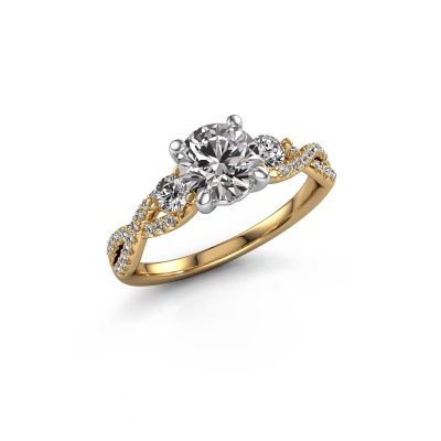 Verlovingsring Marilou RND 585 goud lab-grown diamant 1.360 crt