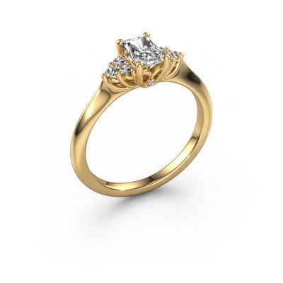 Engagement ring Felipa RAD 585 gold diamond 0.783 crt