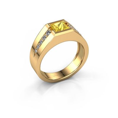 Pinky Ring Simon 585 Gold Gelb Saphir 5.5 mm