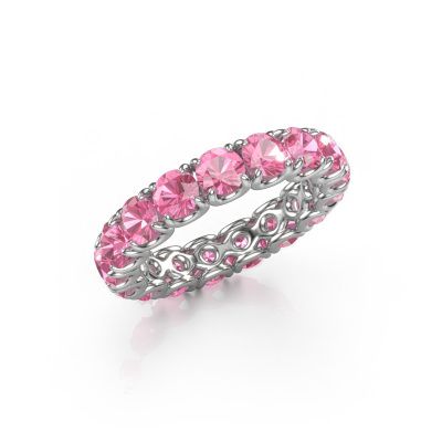 Ring Estee 4.0 585 white gold pink sapphire 4 mm
