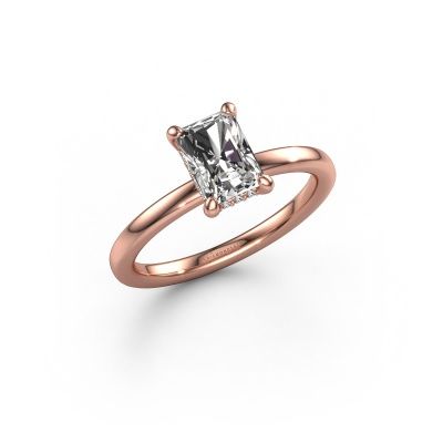 Engagement ring Simone RAD 2 585 rose gold diamond 1.07 crt