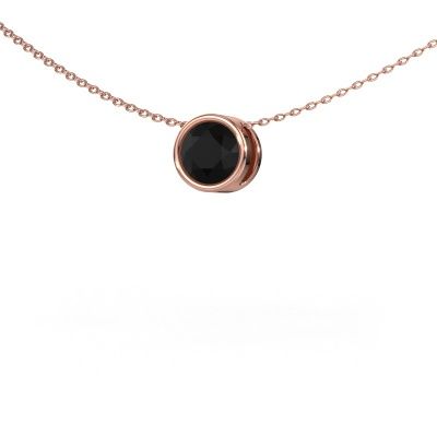 Pendant Lavon RND 585 rose gold black diamond 1.30 crt