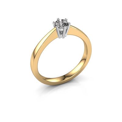 Verlovingsring Noortje 585 goud diamant 0.25 crt