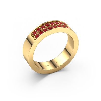 Vorsteckring Catharina 5 585 Gold Rubin 1.7 mm