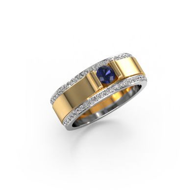 Men's ring Danillo 585 gold sapphire 4.2 mm