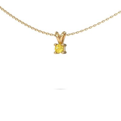 Kette Eline 585 Gold Gelb Saphir 5 mm