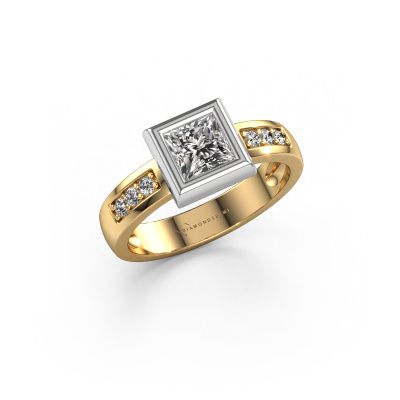 Ring Charlotte Square 585 Gold Lab-grown Diamant 0.80 crt