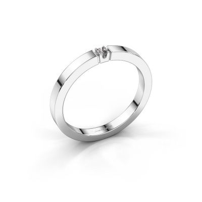 Ring Dana 1 585 witgoud diamant 0.03 crt