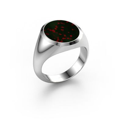 Siegelring Herman 5 950 Platin Heliotrop 15x13 mm