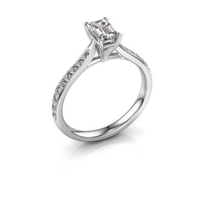 Bague de fiançailles Mignon eme 2 585 or blanc diamant 0.939 crt