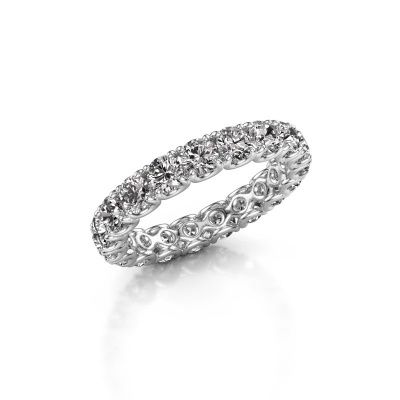 Stackable ring Estee 3.4 585 white gold lab-grown diamond 2.700 crt