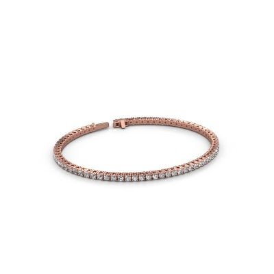 Tennis bracelet Shirley 2.2 Lab 585 rose gold lab grown diamond 2.79 crt