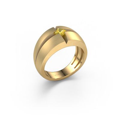 Men's ring Rens 585 gold yellow sapphire 3.5 mm