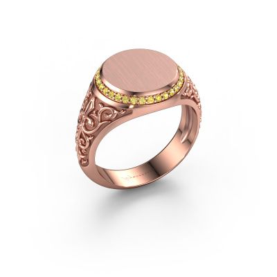 Signet ring Moor 1 585 rose gold