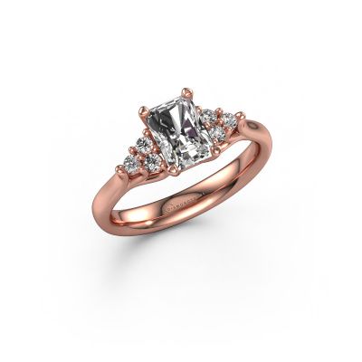Verlobungsring Monika RAD 585 Roségold Diamant 1.00 crt