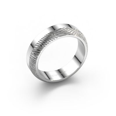 Wedding ring Lyda 950 platinum ±5x2 mm