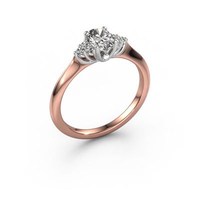 Verlobungsring Felipa OVL 585 Roségold Diamant 0.703 crt