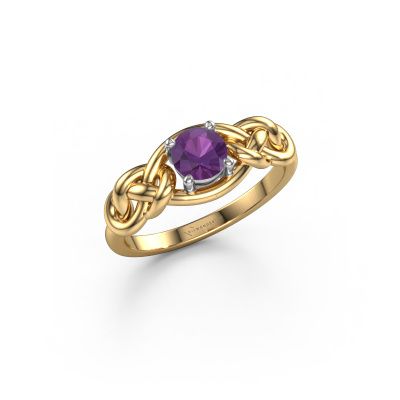Ring Zoe 585 gold amethyst 5 mm