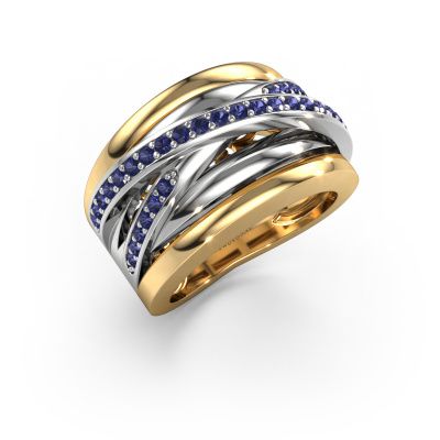Ring Clair 3 585 gold sapphire 1.5 mm