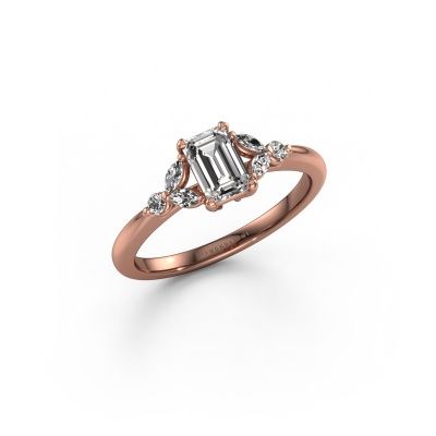 Engagement ring Megan EME 585 rose gold diamond 2.21 crt