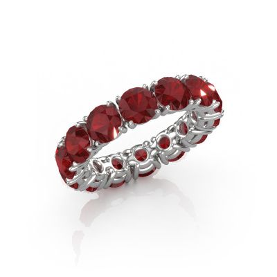 Ring Vivienne 5.0 585 white gold ruby 5 mm