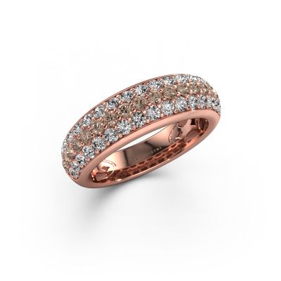Ring Emely 8 585 rose gold brown diamond 1.316 crt