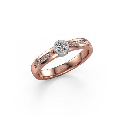 Ring Ise 2 585 Roségold Lab-grown Diamant 0.45 crt