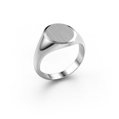 Signet ring Sven 2 585 white gold
