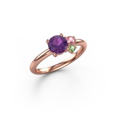 Ring Anouk 585 Roségold Amethyst 6 mm