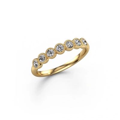 Ring Mariam half 585 Gold Diamant 0.24 crt