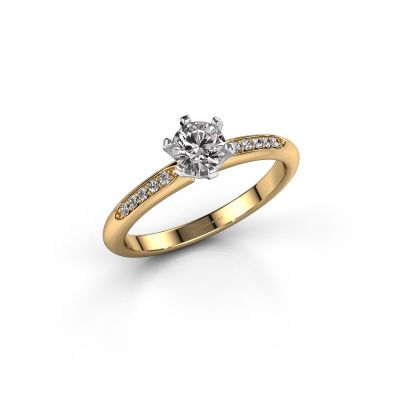 Verlovingsring Tiffy 2 585 goud diamant 0.40 crt
