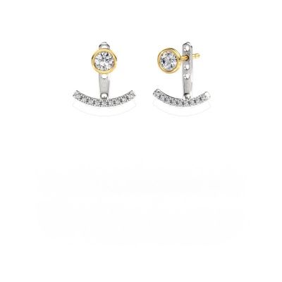 Earrings Rosetta 585 white gold diamond 0.62 crt