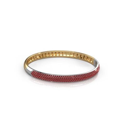 Bracelet Emely 6mm 585 gold ruby 1.2 mm
