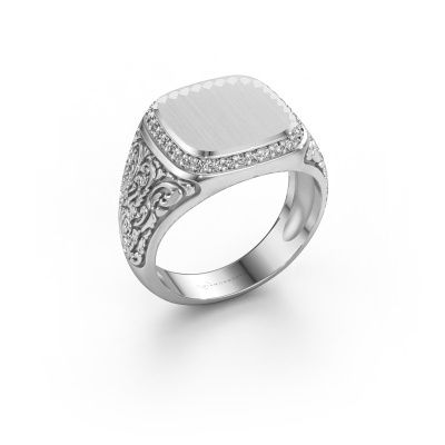 Men's ring Jesse 2 950 platinum zirconia 1.2 mm