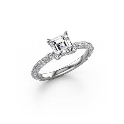 Verlovingsring Saskia 2 ASH 950 platina lab-grown diamant 1.598 crt