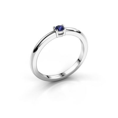 Ring Michelle 1 585 white gold sapphire 2.7 mm