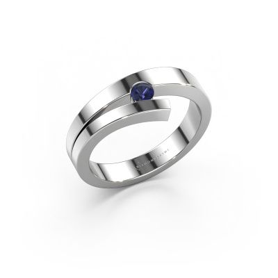 Ring Rosario 585 white gold sapphire 3 mm