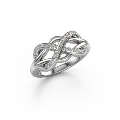 Ring Lizan 950 Platin Zirkonia 1.1 mm