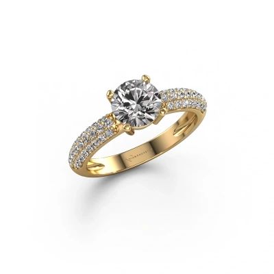 Ring Marjan 585 gold diamond 1.369 crt