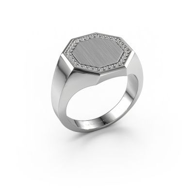 Herrenring Floris Octa 3 950 Platin Zirkonia 1.2 mm