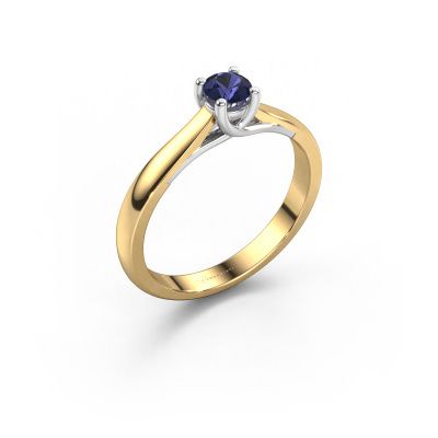 Engagement ring Mia 1 585 gold sapphire 4 mm