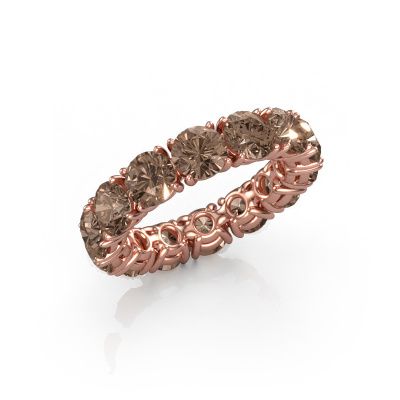 Ring Vivienne 5.0 585 rose gold brown diamond 7.00 crt