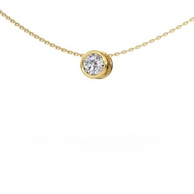 Pendant Lavon RND 585 gold lab grown diamond 0.50 crt