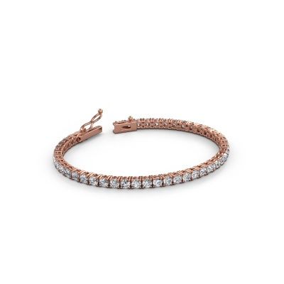 Tennisarmband Shirley 3.4 diamond 585 Roségold 6.75 crt