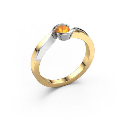 Ring Lola 585 gold citrin 4 mm