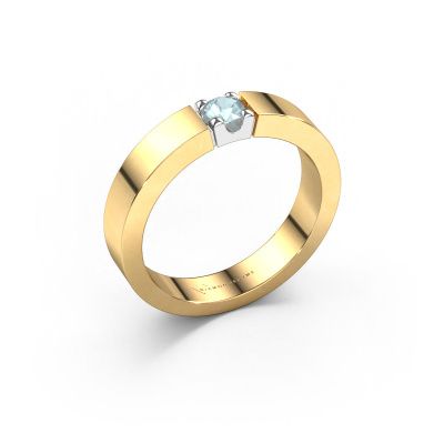 Ring Dana 1 585 gold aquamarine 3.7 mm