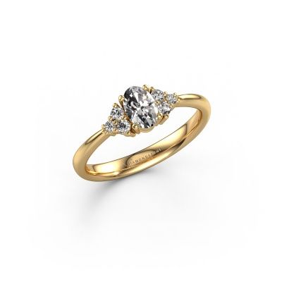 Engagement ring Aleida OVL 1 585 gold diamond 0.53 crt