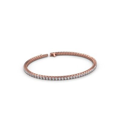 Tennisarmband Shirley 2.2 585 rosé goud lab-grown diamant 2.925 crt