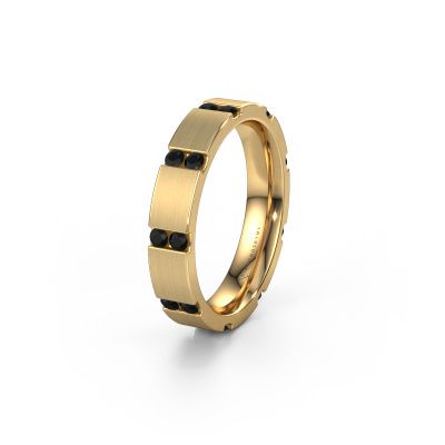 Ehering WH2132L14BM 585 Gold Schwarz Diamant ±4x2.2 mm